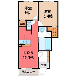 フラワールピナスの物件間取画像